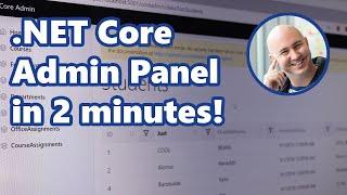 Add An Admin Panel to a .NET Core or .NET 5 App in 2 Minutes!