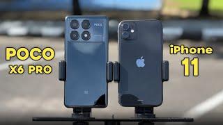 KAMERA POCO BENERAN BAGUS !?  Adu Kamera POCO X6 Pro vs iPhone 11