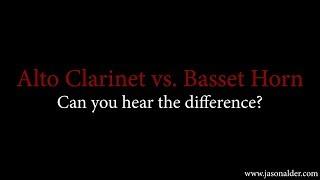 Alto Clarinet vs Basset Horn: Can You Hear the Difference?