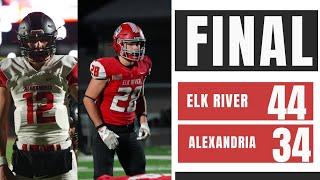 FULL GAME FOOTBALL HIGHLIGHTS: Elk River vs Alexandria October 2024