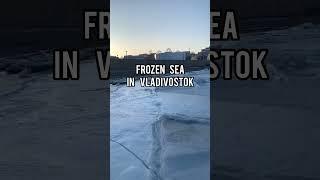 Walking on the Frozen sea in winter  | Vladivostok | far eastern federal university | Russia