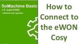 SoMachine Basic - How to Connect to the eWON Cosy