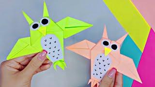 DIY|Origami paper bird|Оригами птичка из бумаги