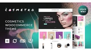 Cosmetro - Cosmetics Store Elementor WooCommerce Theme | Themeforest Website Templates and Themes