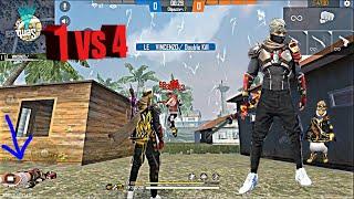 1 vs 4 Full GamePlay ClashSquad FreeFire