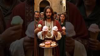 Jesus gives donuts and icecream to homeless #jesuslovesyou #jesuschrist #jesus #usa