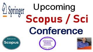 Scopus SPRINGER Conference ||  Scopus Conference