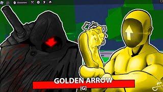 GOLDEN ARROW vs RED ARROW - Roblox The Strongest Battlegrounds