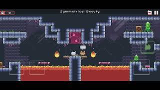 kitty death room puzzle platformer zone 1 - level 16 - walkthough gameplay