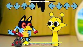 [SWAP] FNF Sprunki Sprunked All Phases vs Bluey Spooky Full Episodes Sings Sliced Pibby | Incredibox