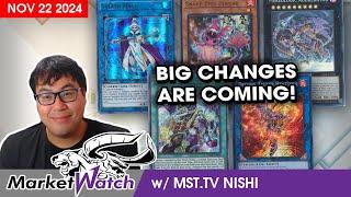 Crazy Price Spikes Hit the Market! Big Changes are Coming! Yu-Gi-Oh! Market Watch November 22 2024