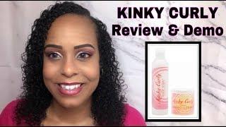 Kinky Curly Knot Today Review & Demo | Wash & Go | JackieNaturals