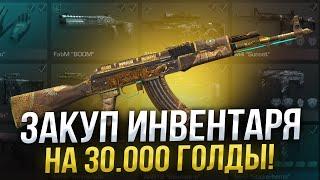 ЗАКУП ИНВЕНТАРЯ НА 30 000 ГОЛДЫ / Standoff 2