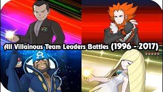 Evolution of Pokémon First Evil Boss Battles (1996 - 2017)