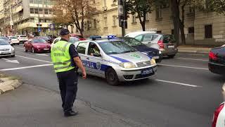 Two traffic police cars responding | Saobraćajna policija interveniše