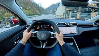 New MG ZS Hybrid+ (2025) - POV test drive COUNTRY ROADS & HIGHWAY