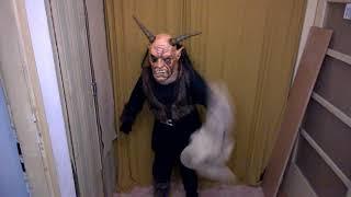 Scary Krampus costume, satan, devil, cert, dabel