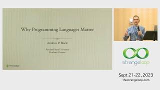 "Why Programming Languages Matter" by Andrew Black