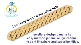 Cuban link design 1