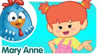 Mary Anne Counts to - Lottie Dottie Chicken - Kids songs and nursery rhymes in english