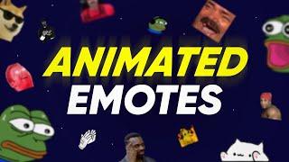 How To Make Your Own ANIMATED EMOTES For FREE On TWITCH! QUICK AND EASY METHOD!