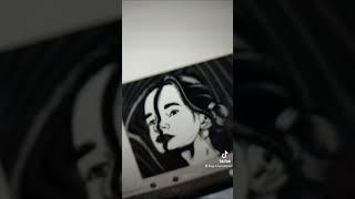 Can you please rate my art work1-10#tiktoktrend #ghenielarts #drawings