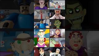 MR FUNNY Vs GRUMPY GRAN Vs EVIL GRANDMA Vs BARRY AND MORE ! ROBLOX OBBY JUMPSCARES ! #jumpscare