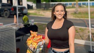 Feeding the Homeless + Day 10 on the Hot Dog Cart at a New Spot! ️ | Street Food Hustle