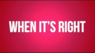 Alyson Stoner - When It’s Right (Lyric Version)