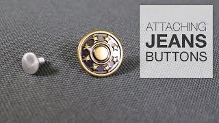 How to Attach a Jeans Button