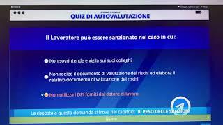 Alternanza scuola lavoro / quiz di autovalutazione (modulo 6)