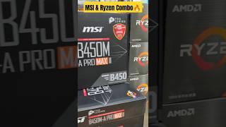 Ryzen 5 & MSI B450 Combo  #gaming #pc #tech