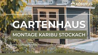 Holz-Gartenhaus Montage  | Karibu Stockach