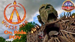 WICKER MAN ALTON TOWERS ON RIDE POV 4K 60fps