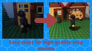 EASY Stop Motion steps to improve your animations