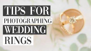 How to Use Extension Tubes to get Close Up Ring Shots for Wedding Photographers!