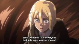 Attack on titan season 2 episode 11// Mikasa vs Ymir