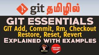 GIT in Tamil #2 | GIT Basics | GIT Commands | Git Tutorial for Beginners