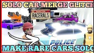 SOLO CAR MERGE ITS BACK MAKE RARE CARS WITH MODDED PARTS GTA 5 