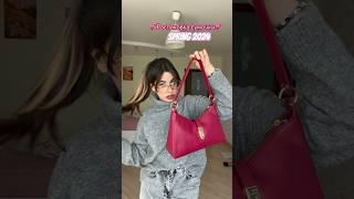 Вишнёвая сумка на весну  #follow #haul #outfit #обзор #тренды2024