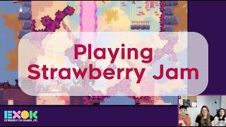 EXOK team plays Celeste mod "Strawberry Jam"