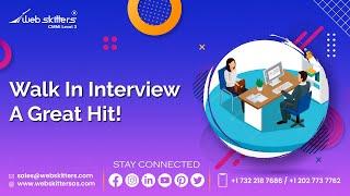 Walk In Interview | A Huge Success | Webskitters Technology Solutions Pvt. Ltd.