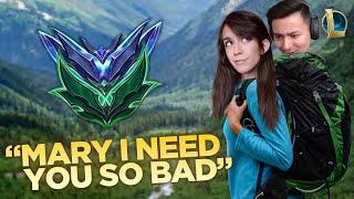 Calling on Mary to Save my Diamond Climb
