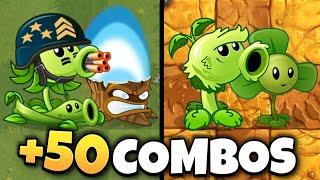 +50 COMBOS de Plantas Vs Zombies 2 que DEBES PROBAR 2023