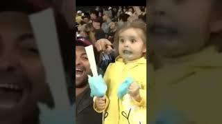 little girl excited about sweet cloud #shorts #exciting #cutebaby #sweet #fun