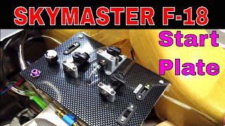 SKYMASTER F-18 F18 - Start Up Plate/Tank Install Complete - Build Video #13