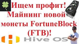 Ищем профит! Майнинг новой монеты FortuneBlock (FTB)!