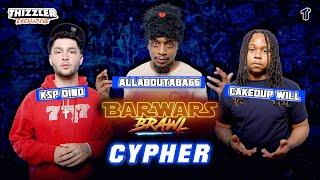 Bar Wars Brawl Cypher || KSP Dino, CakedUp Will, & AllAboutaBagg - Let The Beat Speak