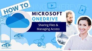 Microsoft 365 : Online Academy - Share and Manage access in OneDrive