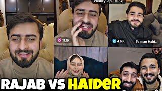 Haider Vs Rajab Tiktok Live Match | Kainat Nay Rajab Say Karwai Punishment 